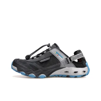 HUMTTO River Trekking Shoes Men's Black Denim Blue