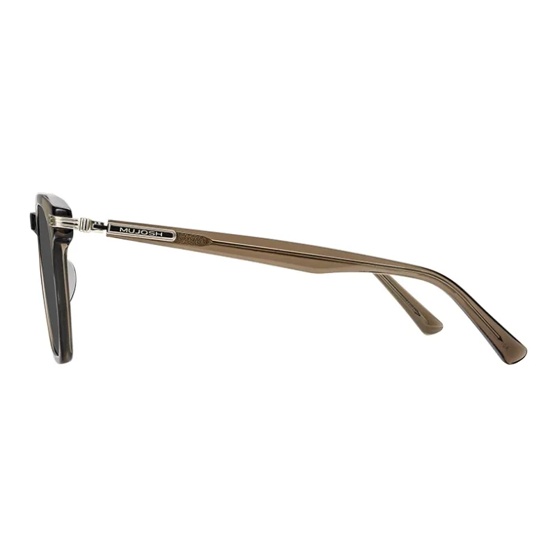 MUJOSH Astral Series Plate Frame Square Driving UV Protection Sunglasses Unisex-5