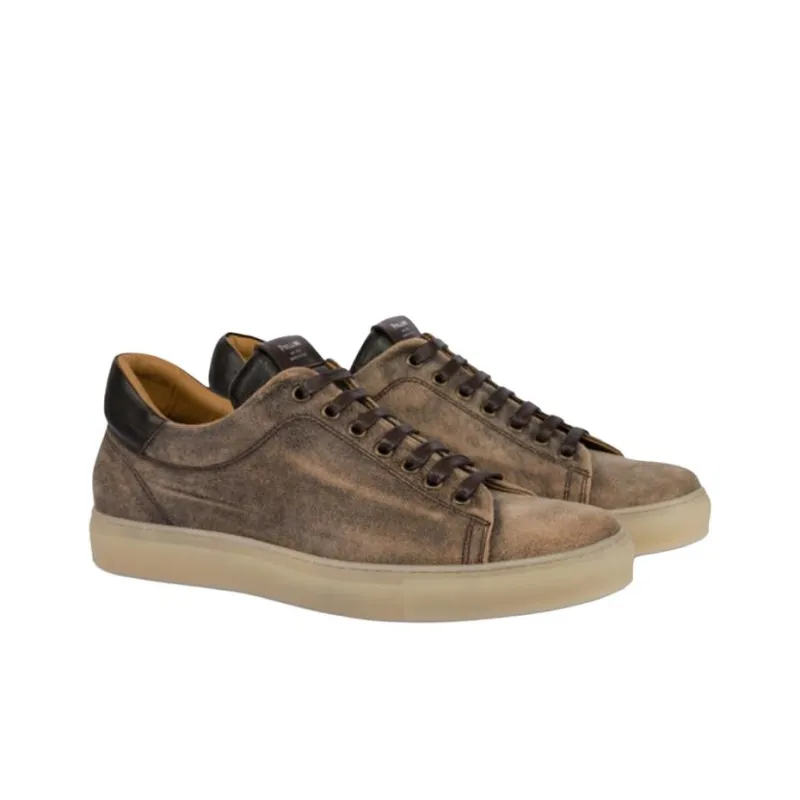 Pollini Low-Top Skateboard Shoes Men's Umber-2