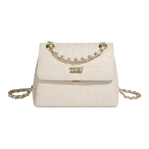 Disney Minnie Series PU Crossbody Bag Shoulder Bag Underarm Storage Bag Women's White