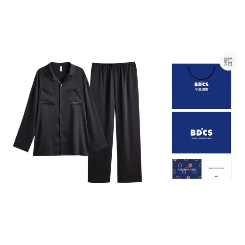 Peninsula City Pajama Set Men's Black