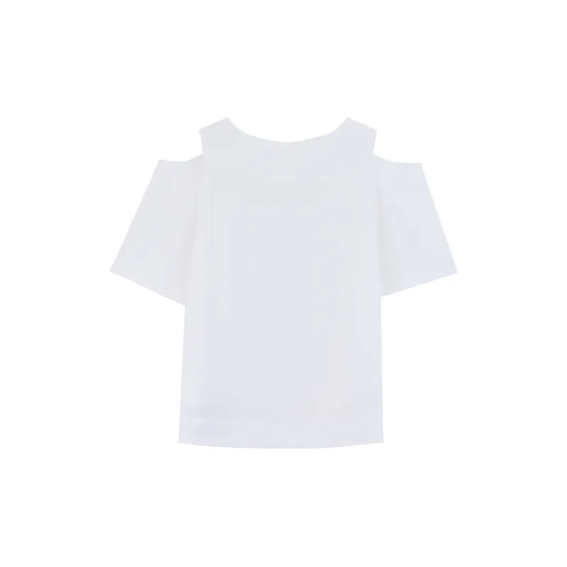 DianThia T Shirts Women's White-1