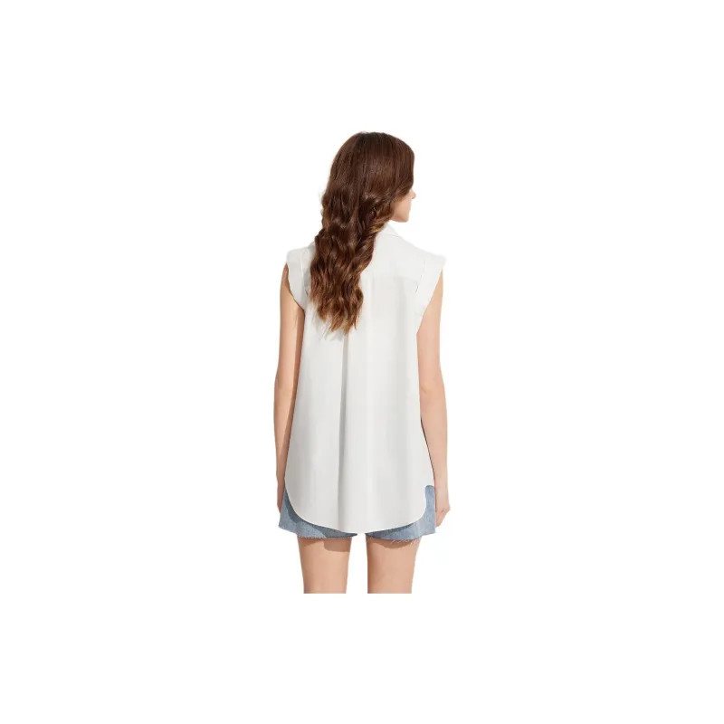 ELLE Shirts Women's White-0