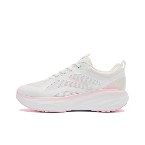 QIAODAN Running Shoes Women's Low-Top Jordan White/Ice Frost Pink