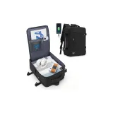9167 Black[Includes Wet-Dry Separation Pocket+Individual Shoe Compartment]