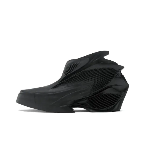 Scry Casual Shoes Unisex Mid Top Black