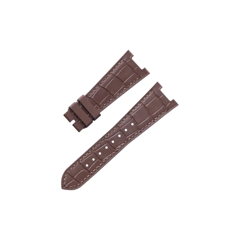 VAGENARI Imitation Crocodile Leather Rubber Strap Compatible With Baudet Turtle 5711.5712.5726.5980 Watch Band Unisex-4