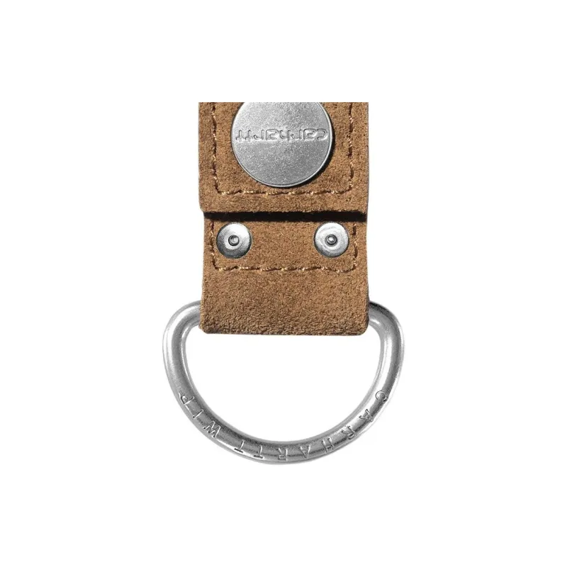 Carhartt WIP Cow Leather Keychains Unisex Brown-1
