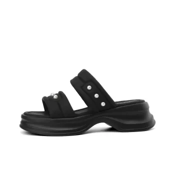 JOSINY Slide Slippers Women's Black/Beige