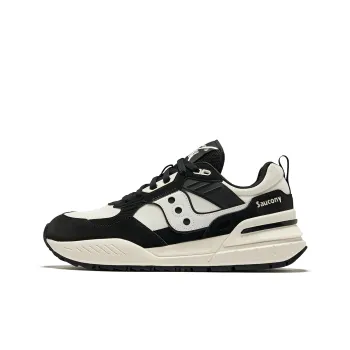 Saucony Shadow 5000 Anti Slip Wear Resistant Low Top Running Shoes Unisex Black Beige