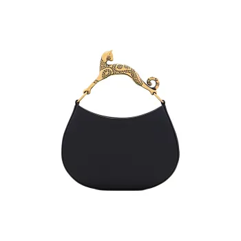 Lanvin Embellished Handle Zipped Tote Bag