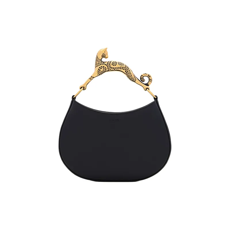 Lanvin Embellished Handle Zipped Tote Bag-0