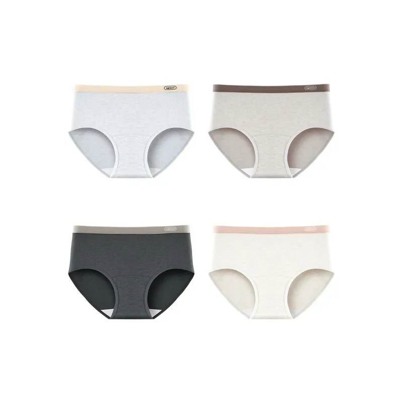 Flowers In Water Underpants Women's 4 Pack-12