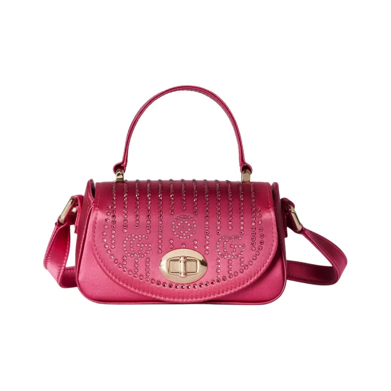 GUCCI Silk Satin Shoulder Bag Crossbody Bag Handbag Kids' Pink-0