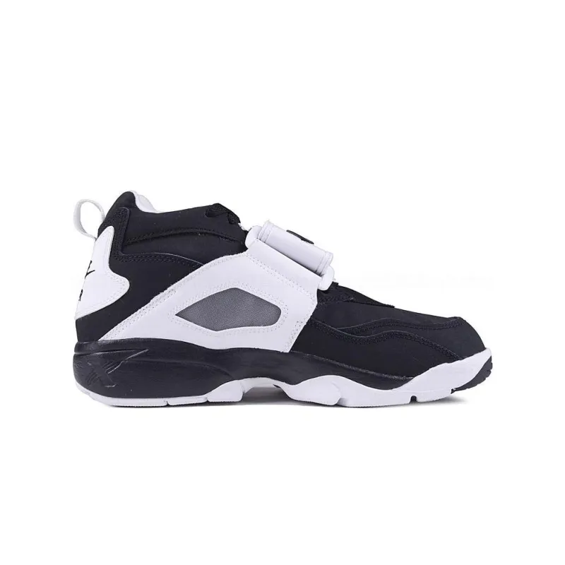Nike Air Diamond Turf Cushioned Slip Resistant Mid Top Basketball Shoes GS Black White-1