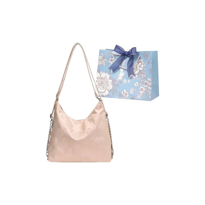 REDOO PU Shoulder Bag Regular Women's Pink/White/Silver/Black-0