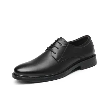 AOKANG Dress Shoes Men Low Top Black
