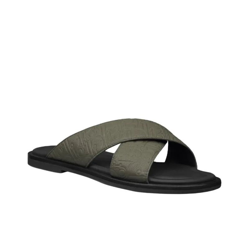 DIOR Alias Slide Slippers Men's Khaki-3
