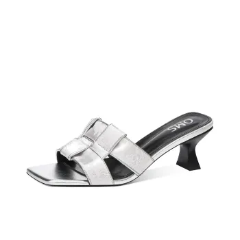 OMS Slide Slippers Women's Silver