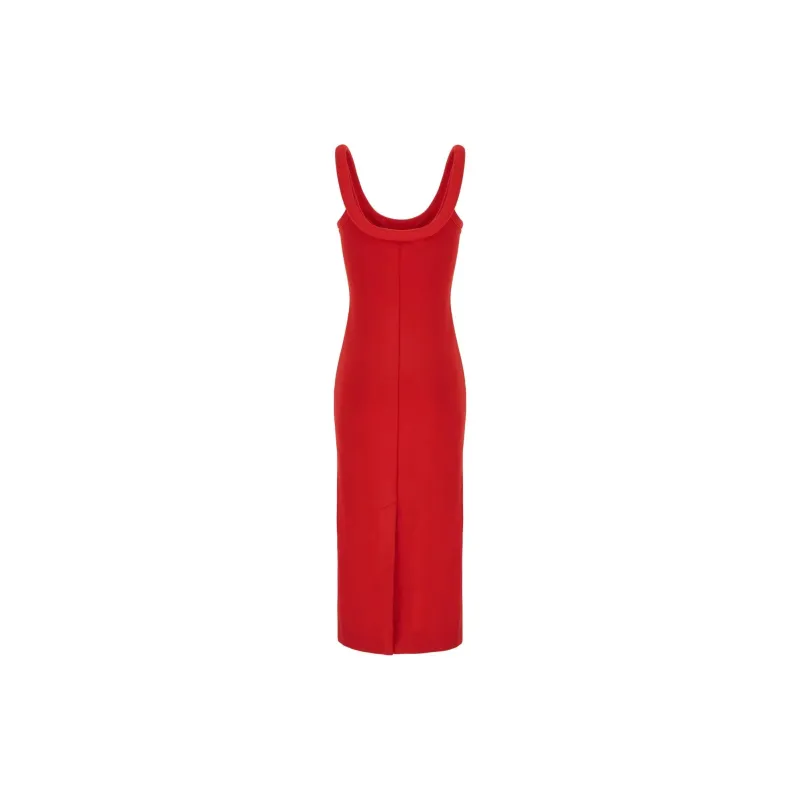 Alexander McQueen Sleeveless Dress Women's Red-1