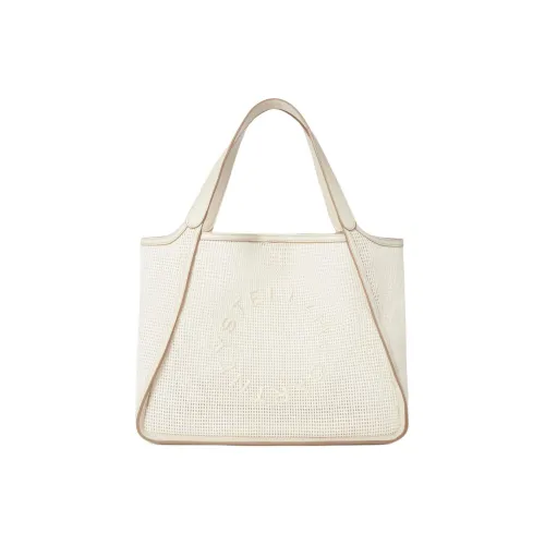 Stella McCartney Cotton With Polyester One Shoulder Handbags Women's Magnolia White