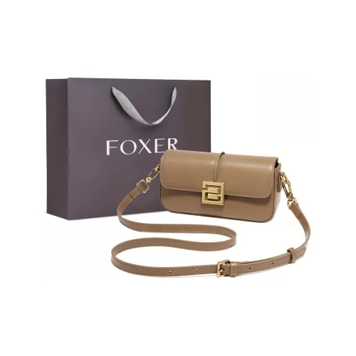 FOXER Crossbody Bags Sand Dune Color