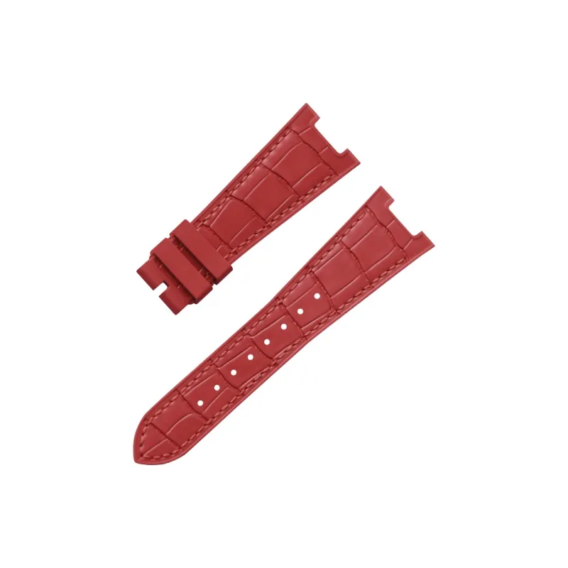 VAGENARI Imitation Crocodile Leather Rubber Strap Compatible With Baudet Turtle 5711.5712.5726.5980 Watch Band Unisex-2