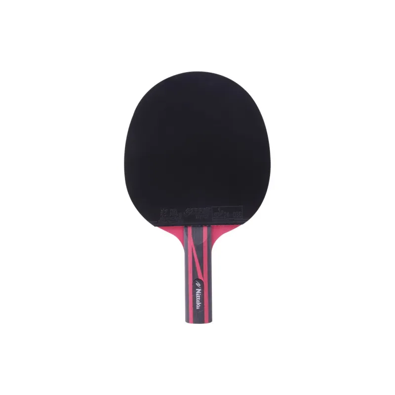 NITTAKU N802R Ping Pong Paddles Unisex All Wood With Carbon Fiber-1