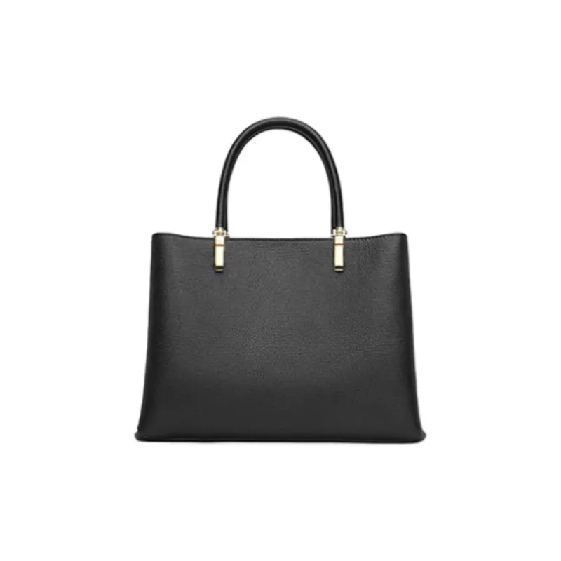 GOLDLION Cow Leather Bonded Synthetic Leather Portable Crossbody Bag Shoulder Bag Women's Blue/Black/Apricot-3