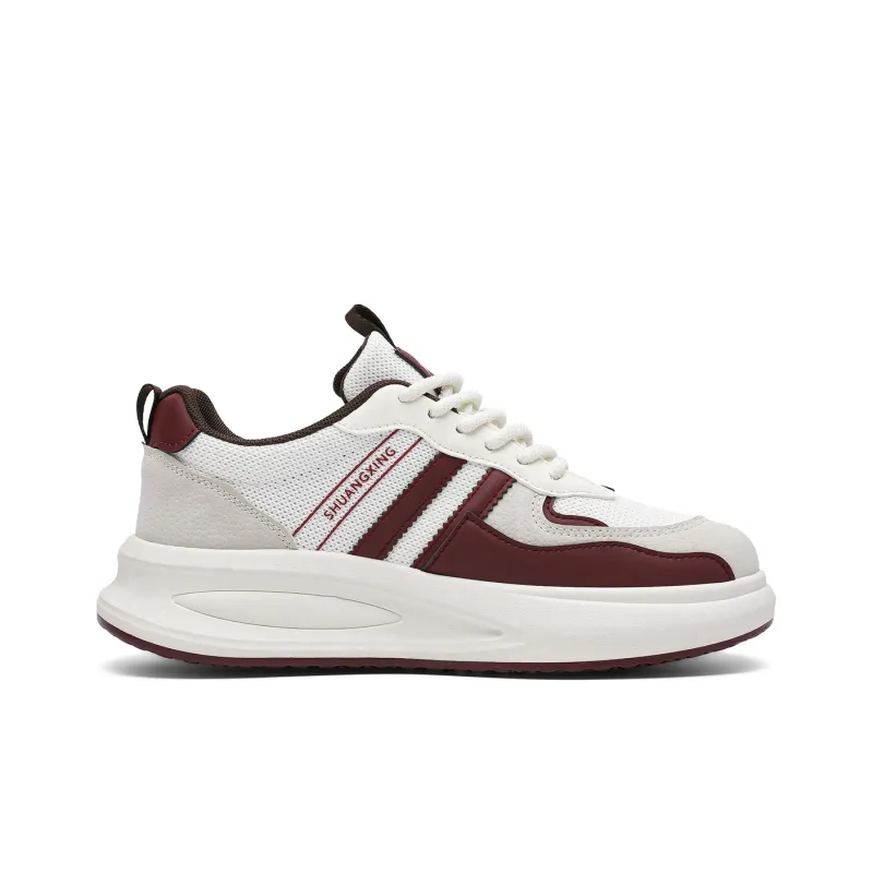 Binary Low Top Running Shoes Men's Red-2