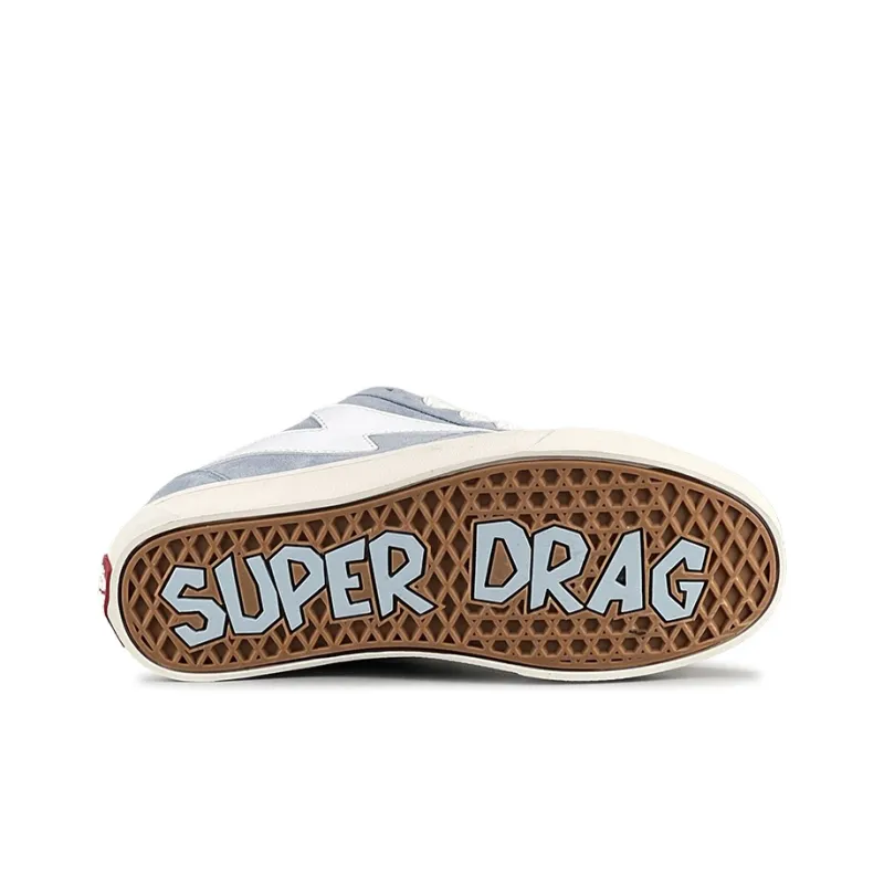 LuzaoT SUPER DRAG Lightning Shoes Anti Slip Wear Resistant Low Top Skateboard Shoes Women's Aqua-6