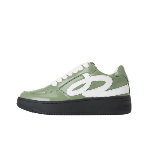 GOOD BAI Skateboard Shoes Unisex Low-Top Army Green