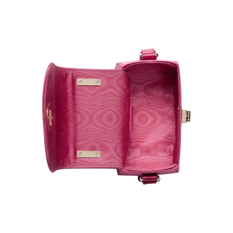 GUCCI Silk Satin Shoulder Bag Crossbody Bag Handbag Kids' Pink-6