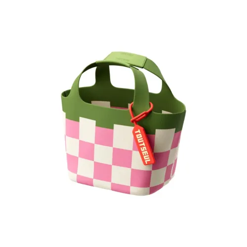 TOUTSEUL YOLO Handbag Green/Pink Check