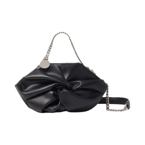 Stella McCartney Twist Detailed Chain-Linked Shoulder Bag