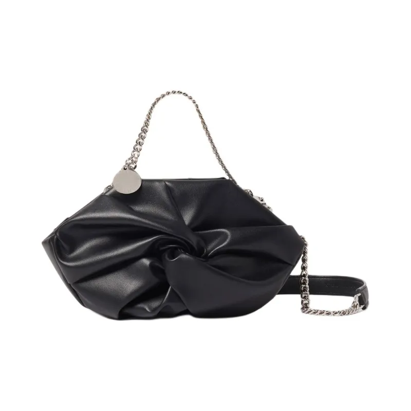 Stella McCartney Twist Detailed Chain-Linked Shoulder Bag-0