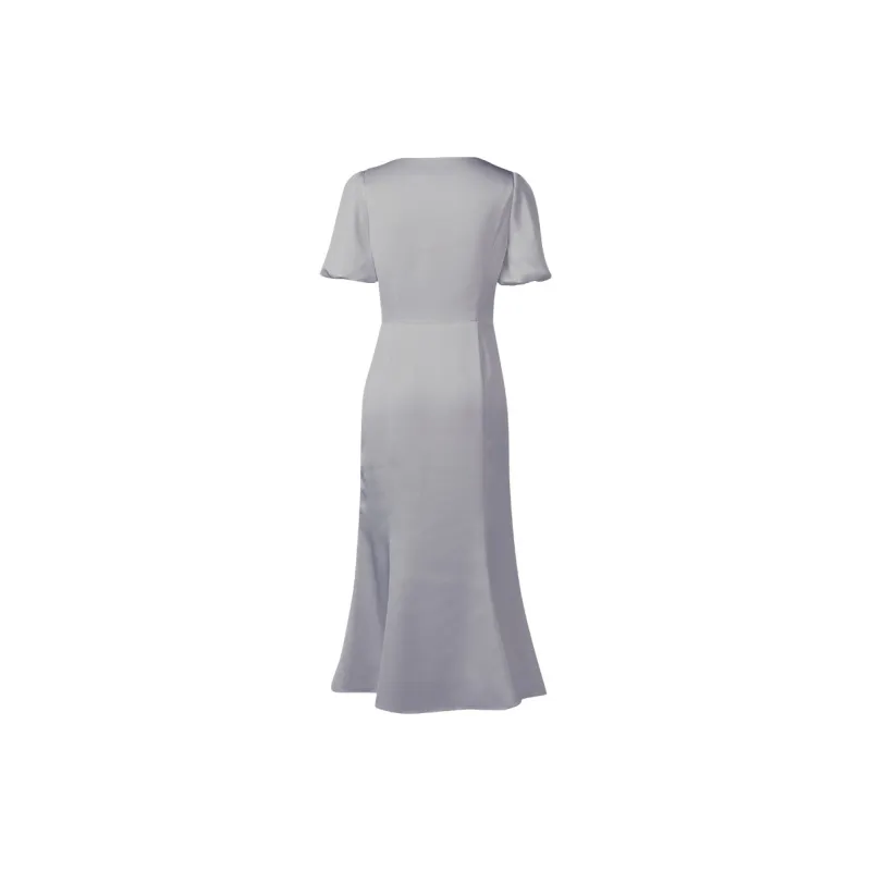 Duffy Fashion SS24 Short Sleeved Dresses Women's Gray-1