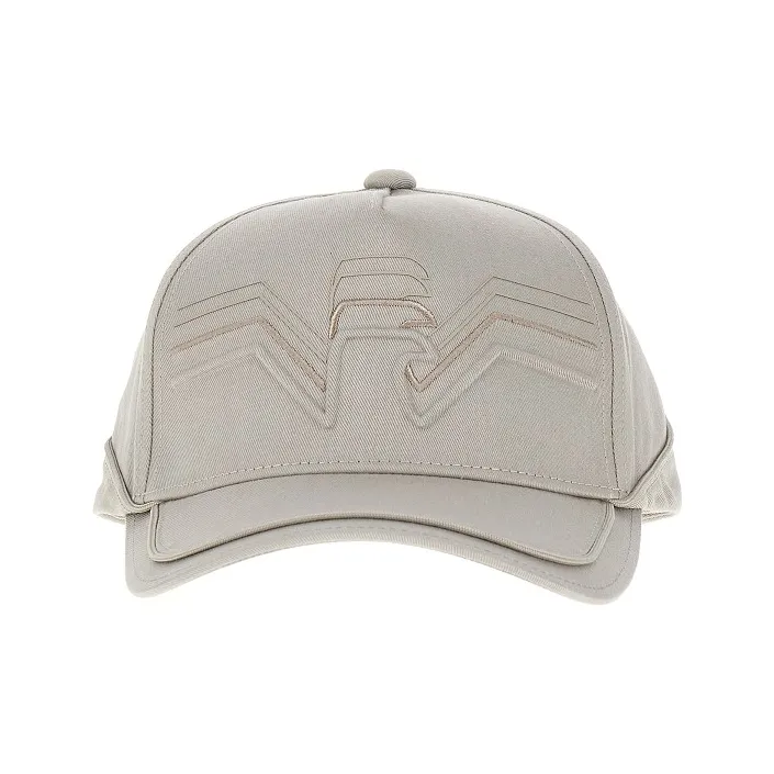 GIORGIO ARMANI Logo-Embroidered Panelled Baseball Cap-0