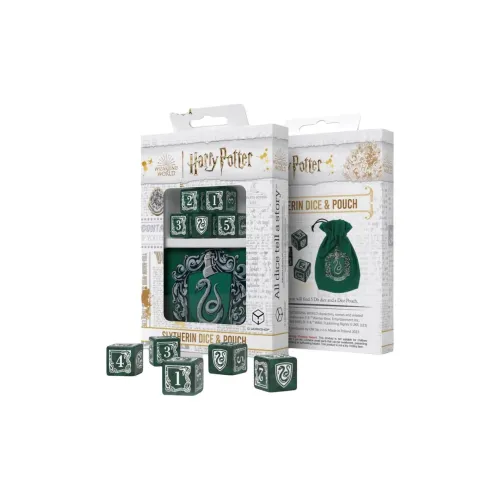 Q WORKSHOP Harry Potter Slytherin Green D6 Dice Board Games