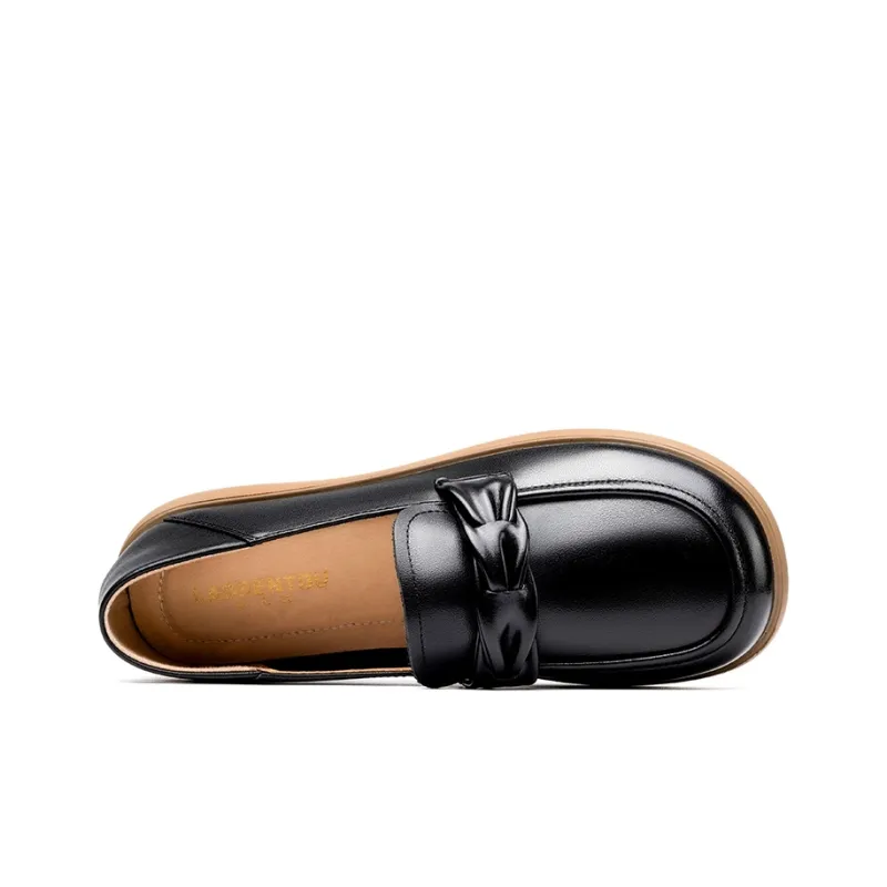 LAORENTOU Loafers Women's Black/Ecru-4