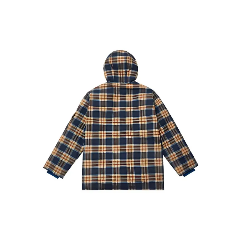 Penfield Down Jacket Men's Blue Plaid-1