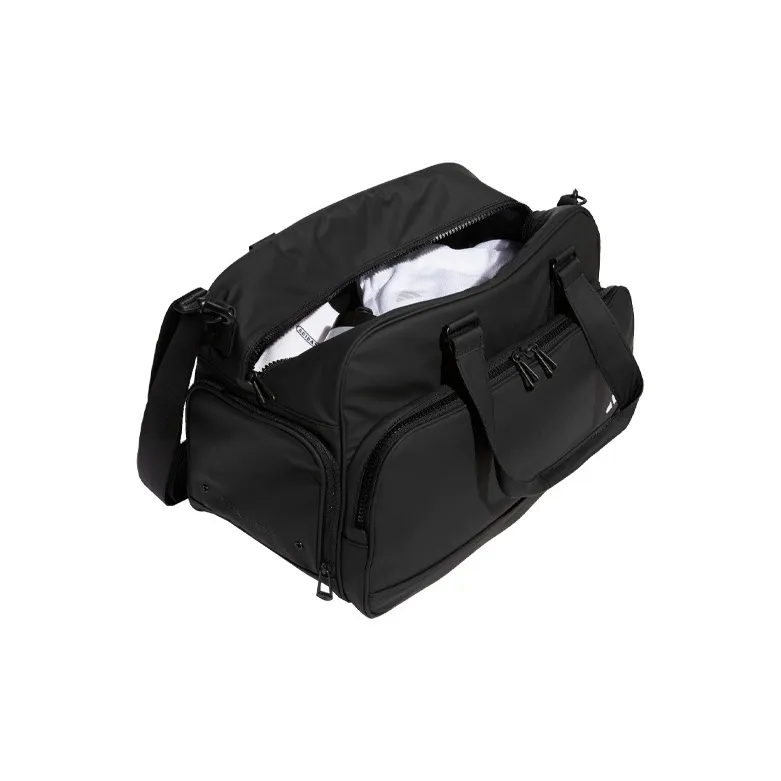 Adidas Polyurethane Boston Bag Golf Bag Gym Bag Medium Size Men's Black-4