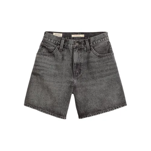 Levis Denim Shorts Women's Black