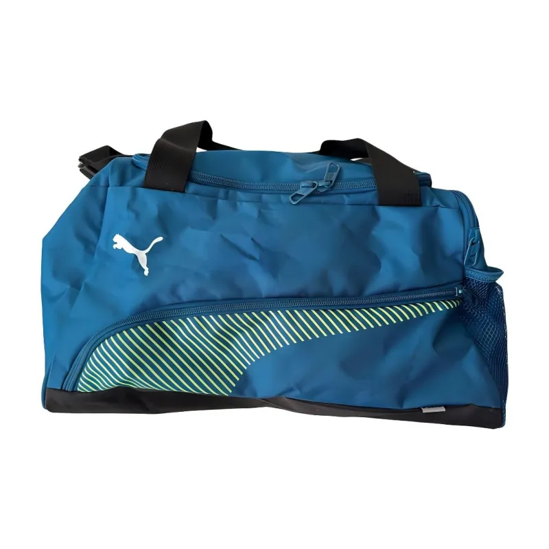 PUMA Fabric Travel Bag Portable One Shoulder Crossbody Gym Bag Unisex Dark Blue-2