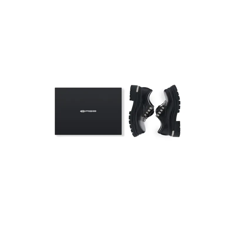 R69 Men's Casual Shoes Men Low Top Black-5