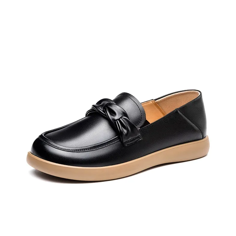 LAORENTOU Loafers Women's Black/Ecru-1