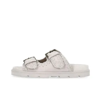 MOU Rubber Sole Abrasion Resistant Slide Slippers Women's Beige