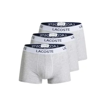 LACOSTE Underpants Men's 3 Pack Gray