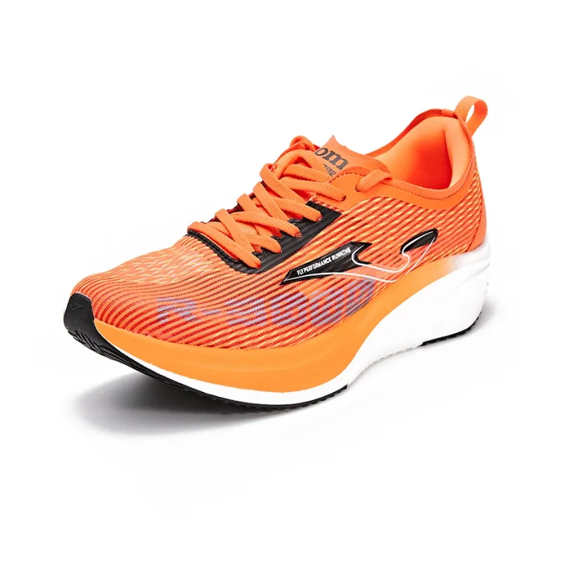 Joma Cushioning Abrasion Resistant Breathable Marathon Carbon Plate Running Shoes Men's Orange-2