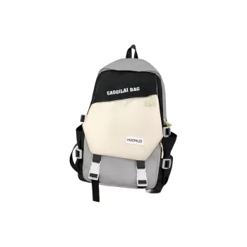 BRABOSTON Nylon Backpack Regular Unisex Black/Pink/Burgundy/Khaki